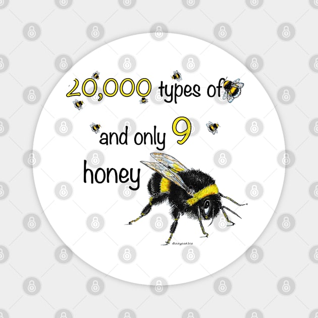 Honey bee Magnet by dizzycat-biz